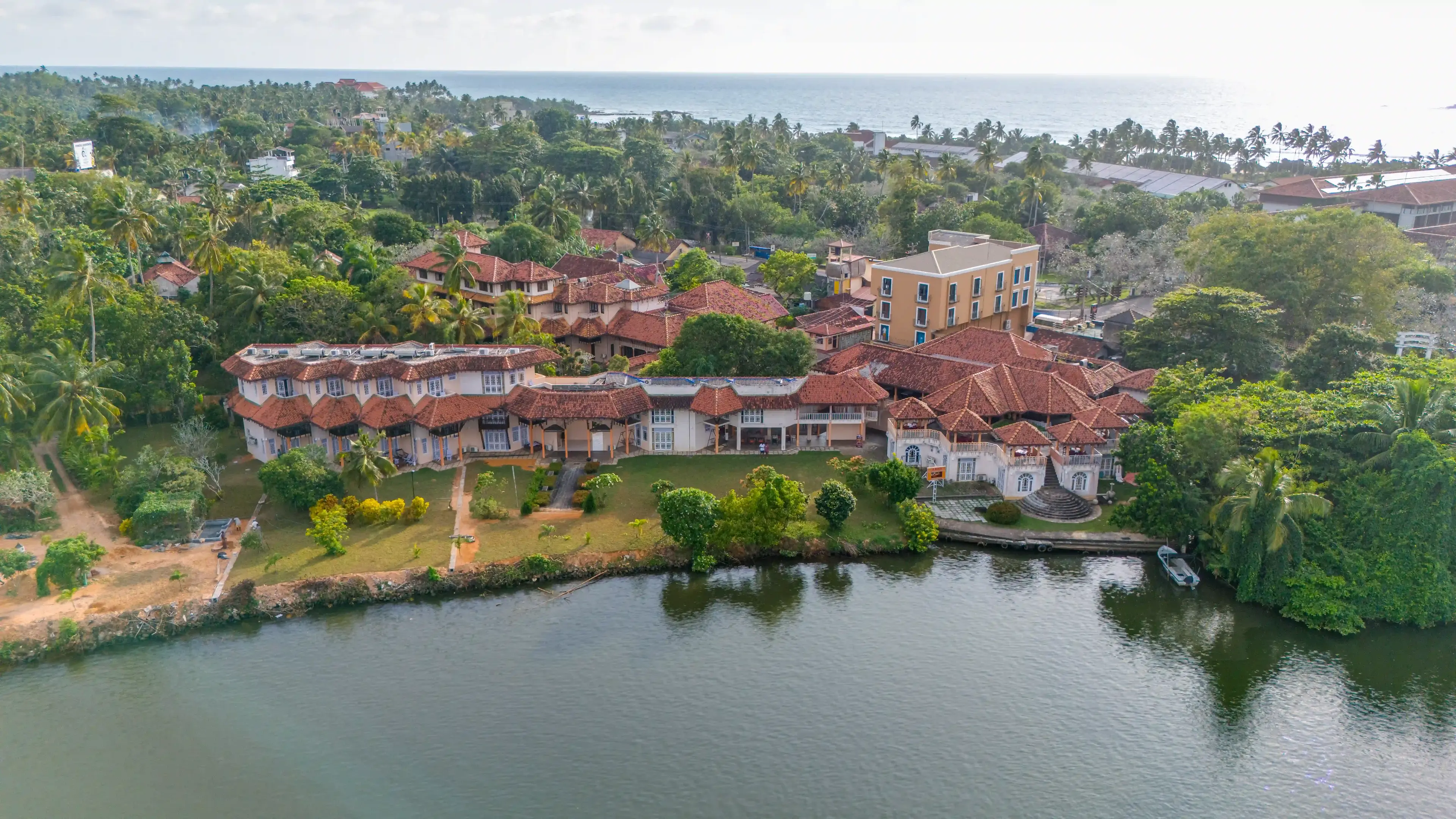 Abstract painting with vibrant colors